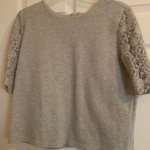 Loft Lace Sleeve Blouse